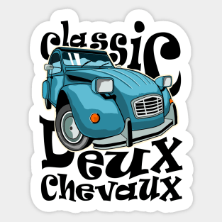 Deux Chevaux Sticker